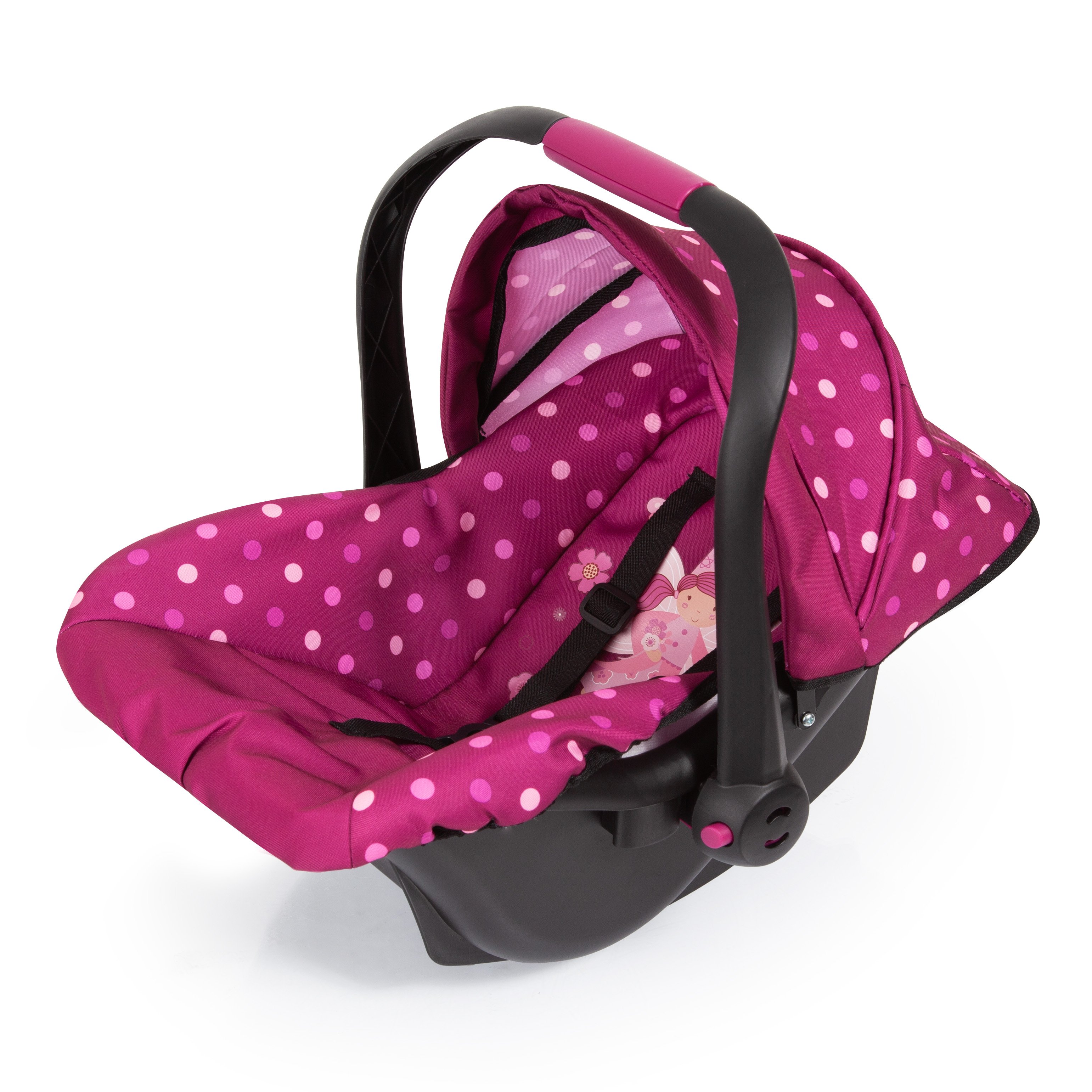 Bayer - Deluxe Car Seat with Cannopy - Pink (67967AA) - Leker