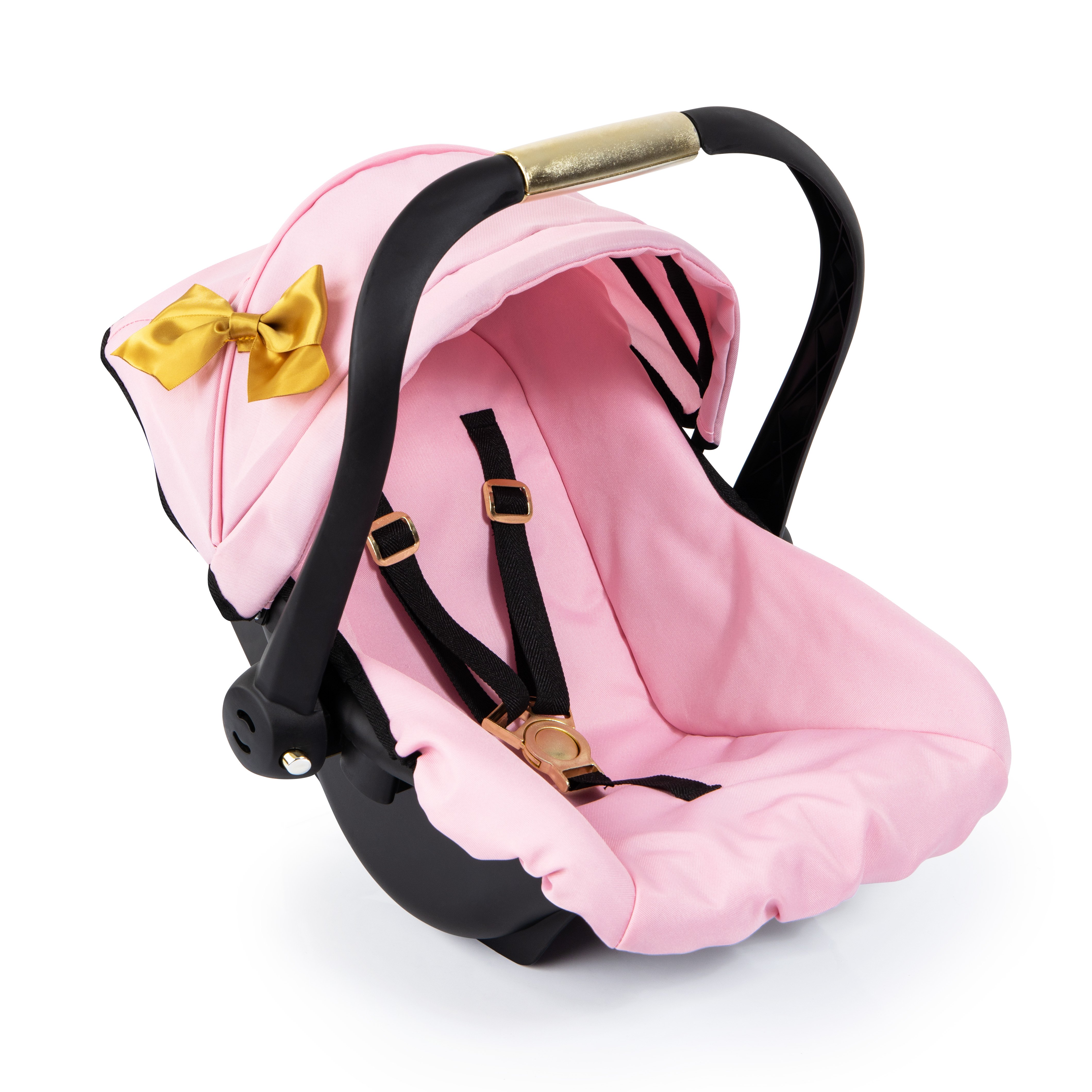 Bayer - Deluxe Car Seat with Cannopy - Gold Bow (67990AA) - Leker