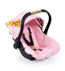 Bayer - Deluxe Car Seat with Cannopy - Gold Bow (67990AA)