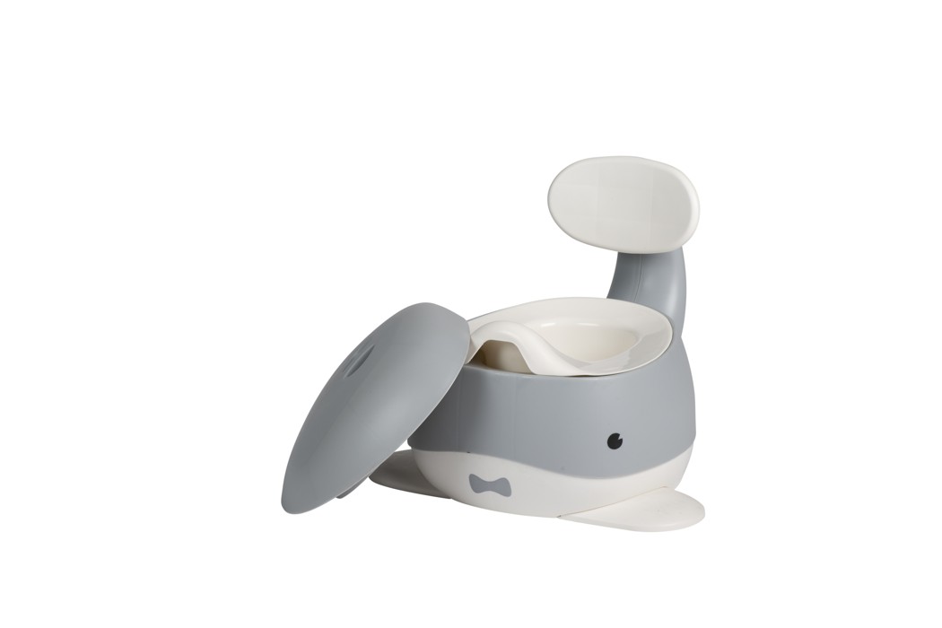 Babytrold - Baby Whale Potty - White and Grey