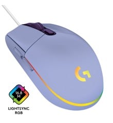 Logitech - G203 Lightsync Gaming Mouse - Lilac