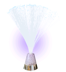 Music - Ice Flake Fiber Lamp (501110)