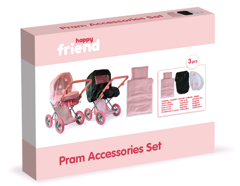 Happy Friend - Pram Accessories Set (504391)