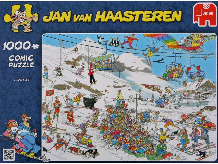 Jan Van Haasteren - Break a leg -  Puslespil 1000 brikker (81453C)