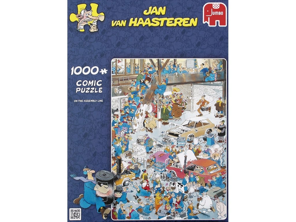 Jan Van Haasteren - On the assembly line - 1000 Piece Puzzle (81453F)