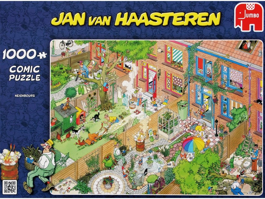 Jan Van Haasteren - Naboer - Puslespil 1000 brikker (81453E)