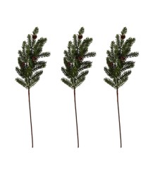 Vila Collection - Artificial Branch ​Spruce 3 pcs - Green