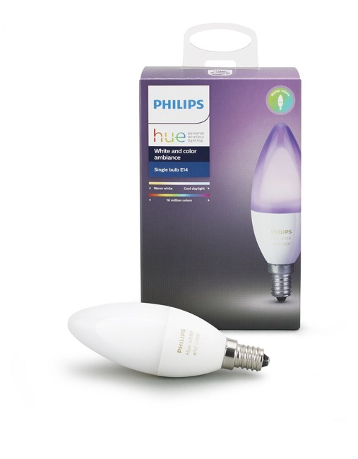 Philips Hue - Single Bulb E14 Richer Color - Bluetooth - E