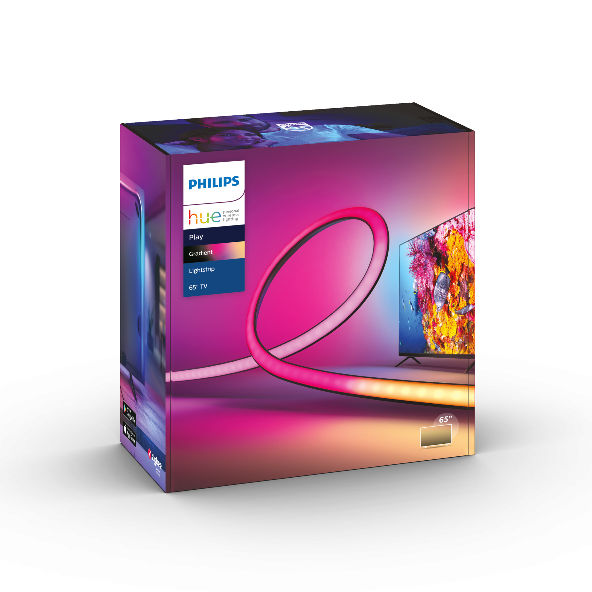 Philips Hue Play Gradient 65 Zoll Lightstrip Kaufe Philips Hue - Play Gradient Lightstrip TV 65 Zoll - inkl. Versand