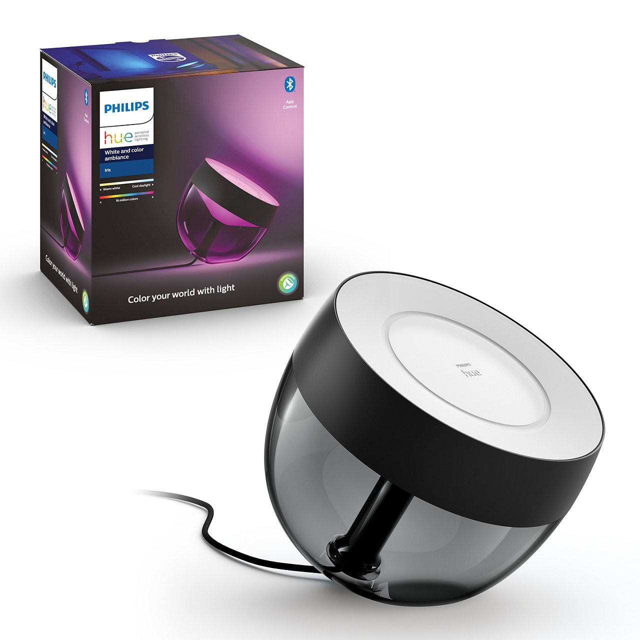 Buy Philips Hue - Iris Table Lamp Gen4 - White & Color Ambiance - Bluetooth  - Free shipping