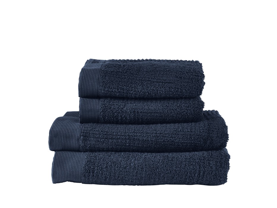Zone Denamrk - Classic Towel Set - Dark Blue (331889)
