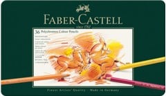 Faber-Castell - Polychromos colour pencil, tin of 36 (110036)