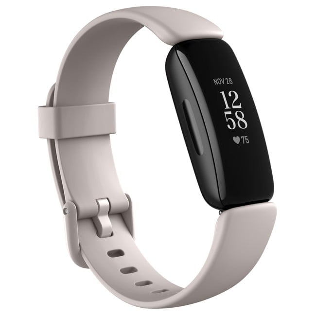 Fitbit - Inspire 2 - Fitness Tracker - Lunar White