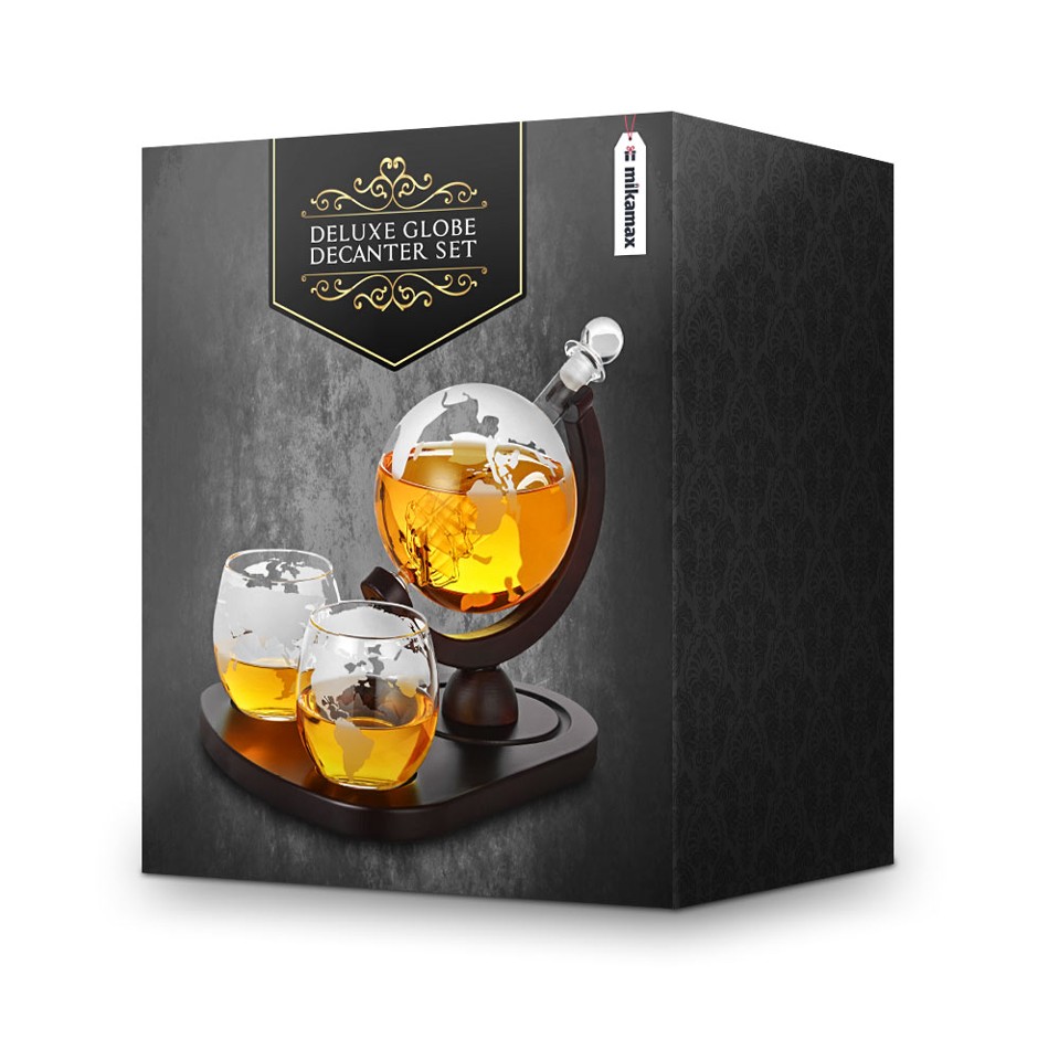 Buy Deluxe Globe Decanter Set (04976) Free shipping