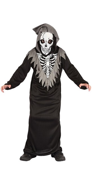 Skeleton Robe - Childrens Costume (Size 110 - 116)