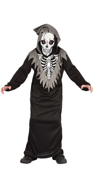 Skeleton Robe - Childrens Costume (Size 158 - 164)