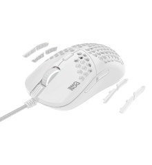 ​DON ONE - GM500 RGB- LIGHTWEIGHT GAMING MOUSE - WHITE (PMW 3389)