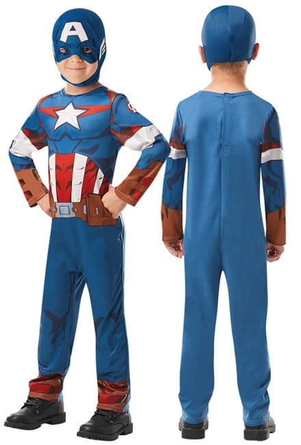 Marvel Avengers - Captain America - Childrens Costume (Size 104)