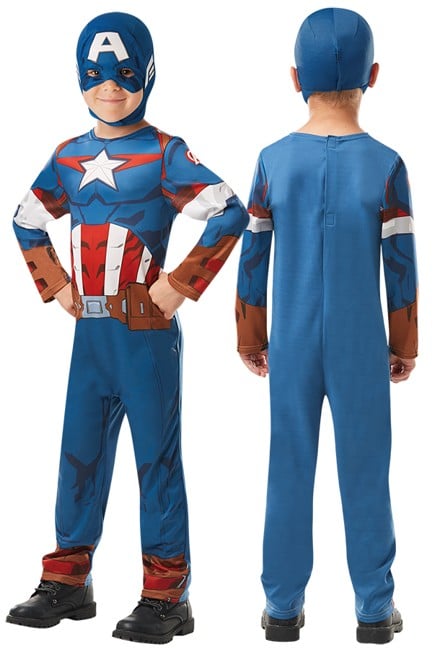 Marvel Avengers - Captain America - Childrens Costume (Size 128)