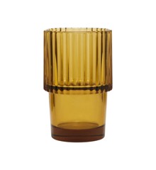 House Doctor - Rills Water Glass Set of 4 - Amber Brown (208770041)