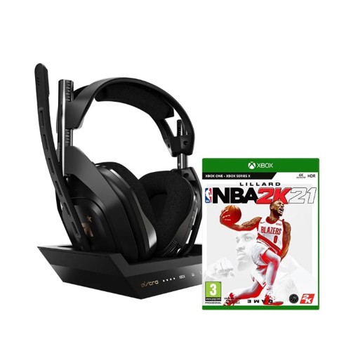 Astro A50 Wireless + Base Station & NBA 2K21 - Bundle XB1