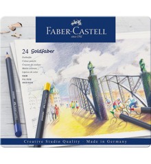 Faber-Castell - Goldfaber fargeblyant, tinn av 24 (114724)
