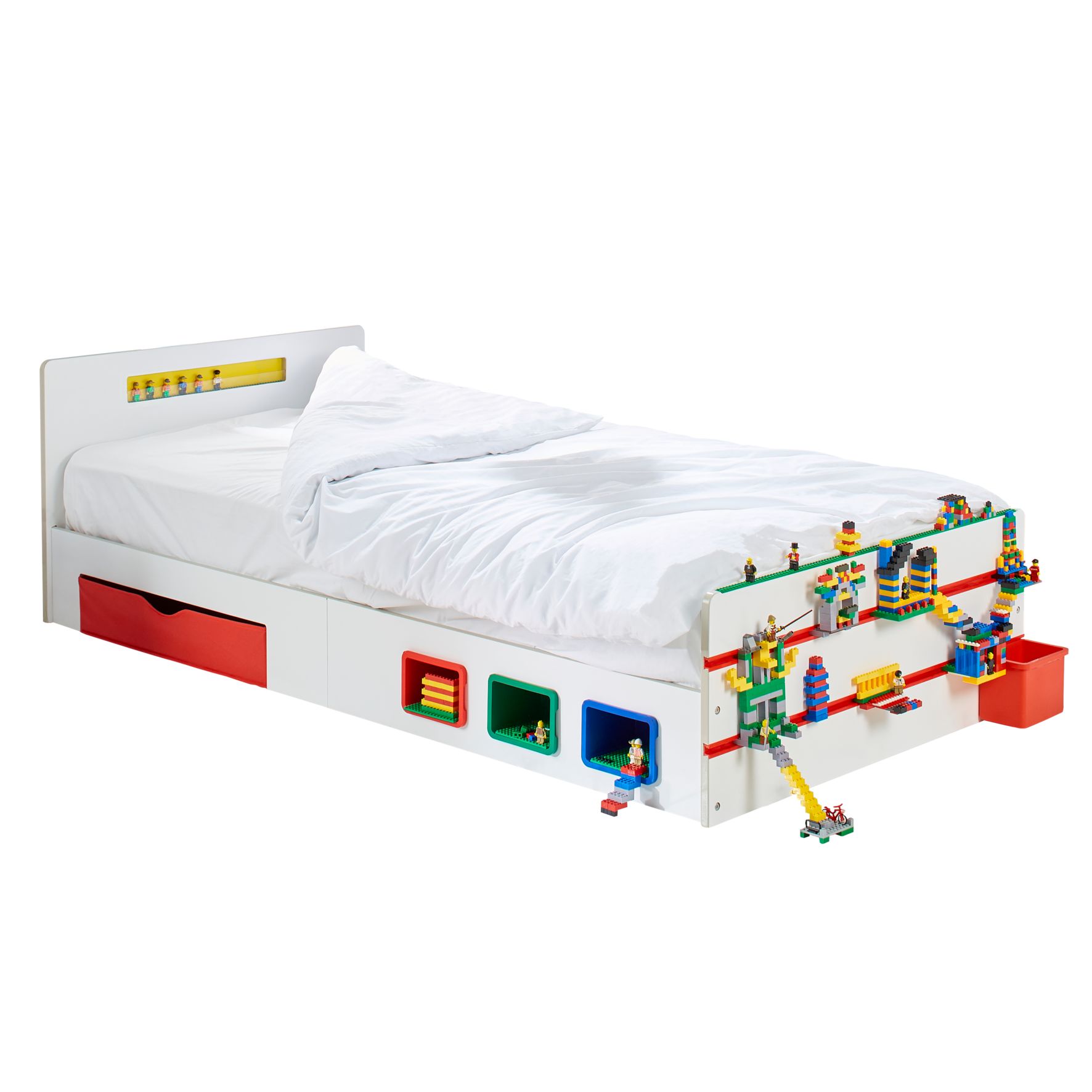 Room 2 Build - Kids 2m Single Bed with Storage (525RTB01EM)