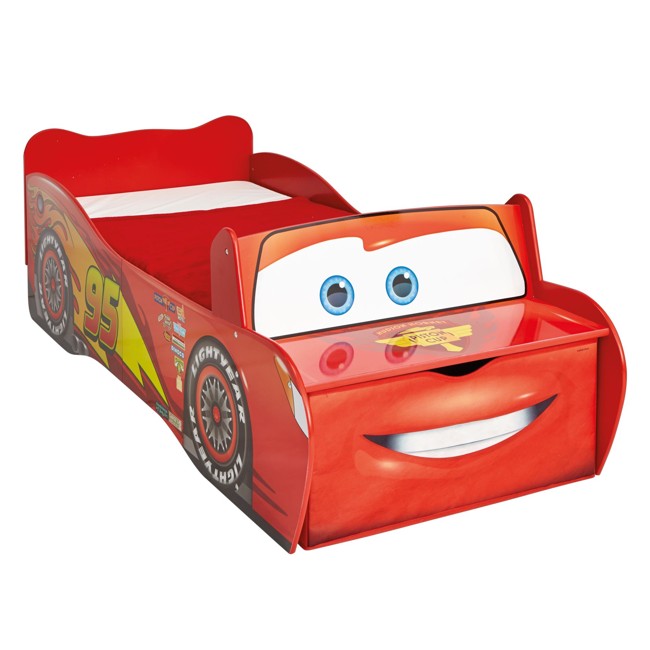 Disney Cars - Lightning McQueen Toddler Bed with Storage (452LMN01EM)