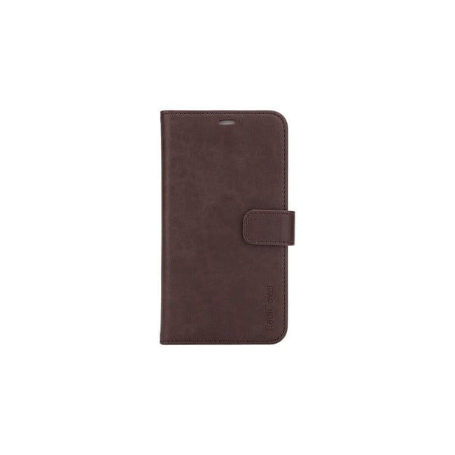 RadiCover - Strålingsbeskyttelse  Wallet PU iPhone 12 Mini Flipcover - Brun