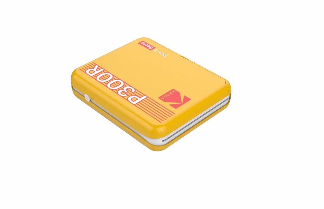 Kodak - Mini 3 Plus Retro Mini Printer - Yellow