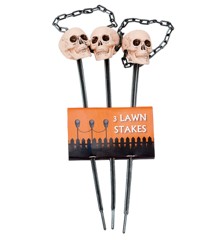 Halloween Garden Skeleton Sticks - 3 Pcs (95926)