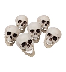 Halloween Bag of 6 Skulls (64257)