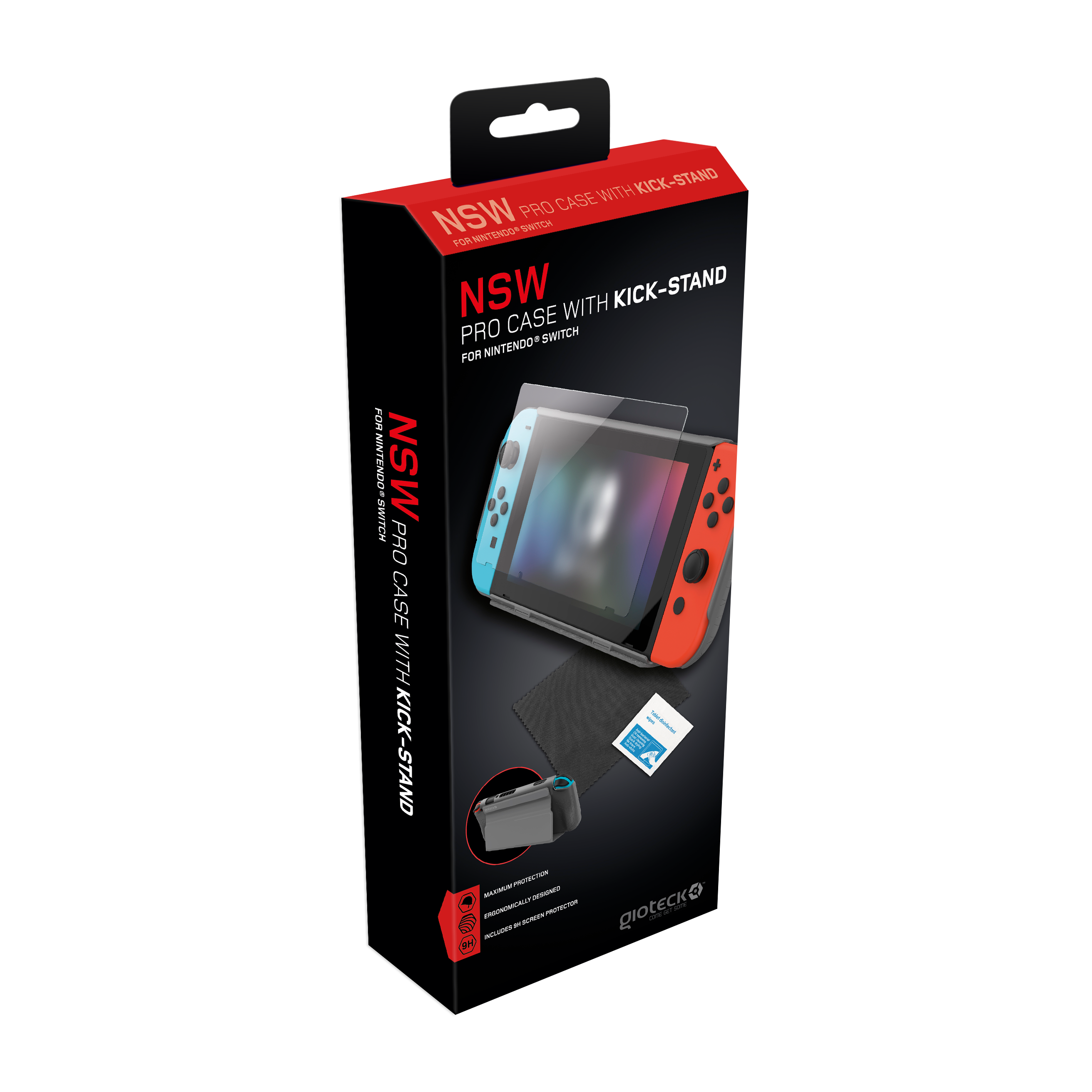 Gioteck Nintendo Switch PRO Case with Kick-Stand