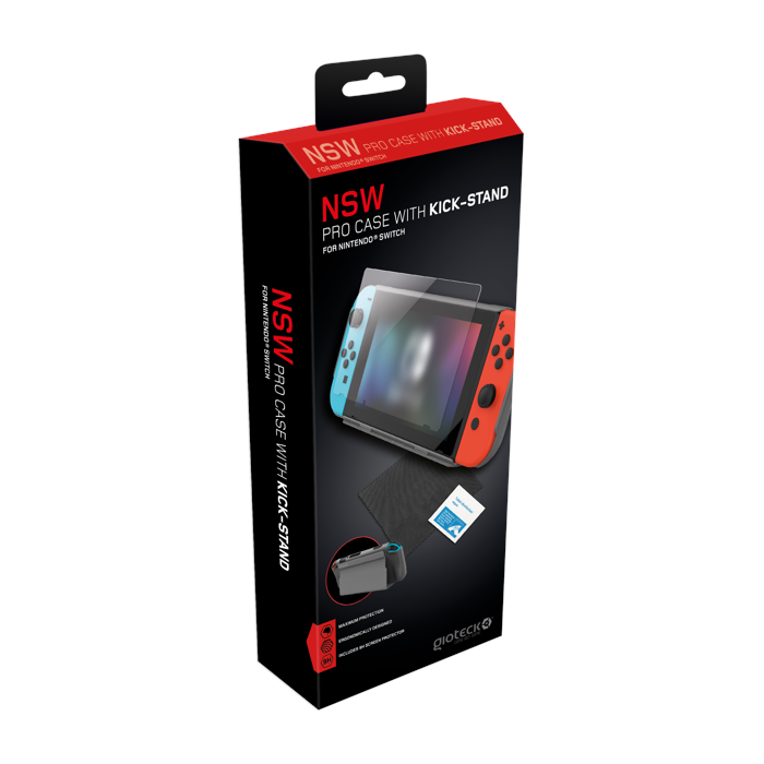 Gioteck Nintendo Switch PRO Case with Kick-Stand