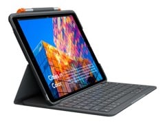 Logitech - Slim Folio for iPad 7-8-9th GRAPHITE