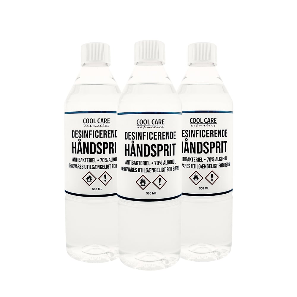 Cool Care – 3x Hand Sanitizer (70%) 500 ml