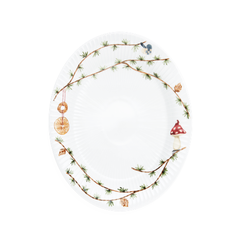 Kähler - Hammershøi Christmas Owalne Naczynie Stołowe Small - Ø22,5 cm