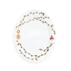Kähler - Hammershøi Christmas Owalne Naczynie Stołowe Small - Ø22,5 cm