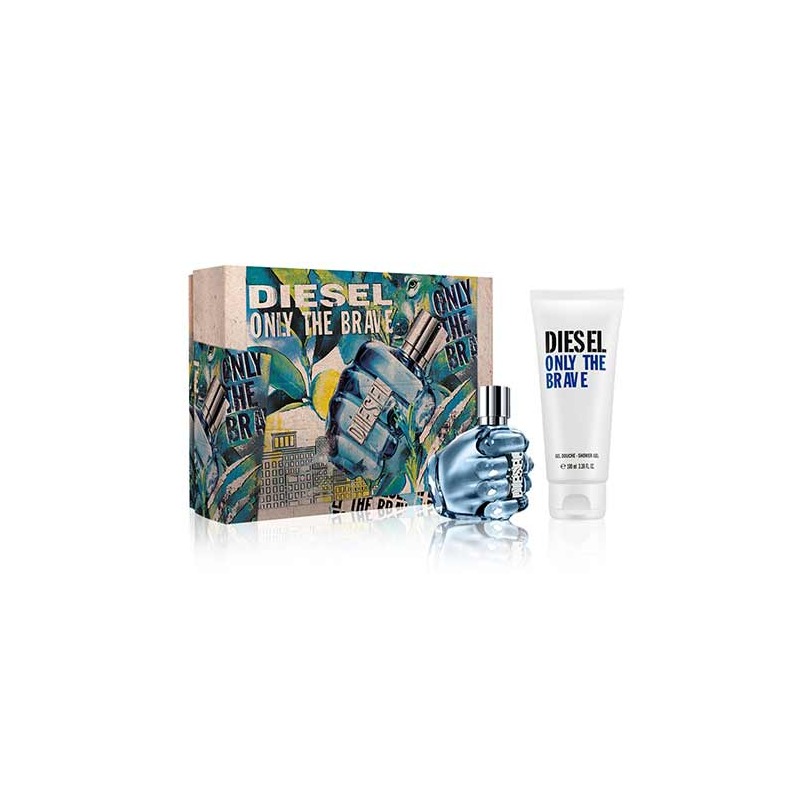 Diesel - Only the Brave EDT 50 ml + Shower Gel 50 ml - Giftset