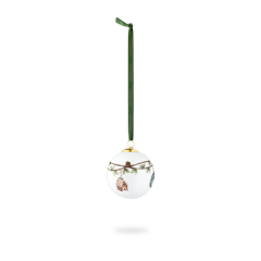 Kähler - Hammershøi Christmas Ball 2020 Ø 6 cm  - White With Deko (690113)