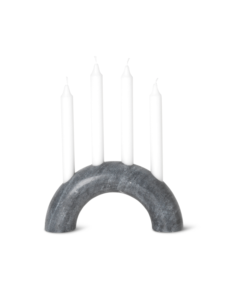 Ferm Living - Bow Candle Holder - Black (4244)