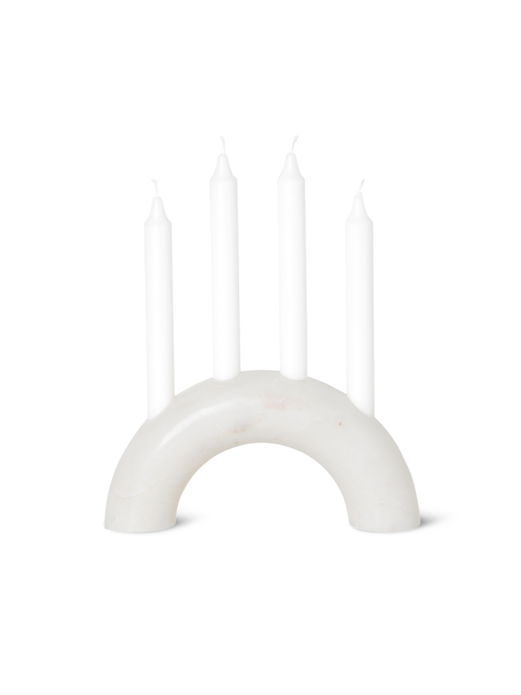 Ferm Living - Bow Candle Holder - White (4243)
