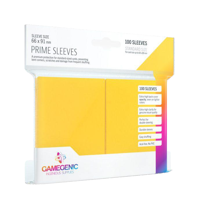 Gamegenic - Prime Sleeves Yellow