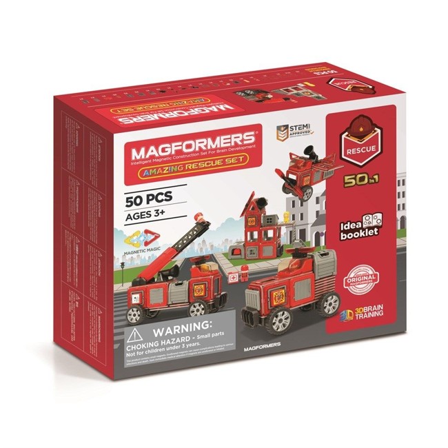 Magformers - Amazing Rescue set, 50 pcs (3071)