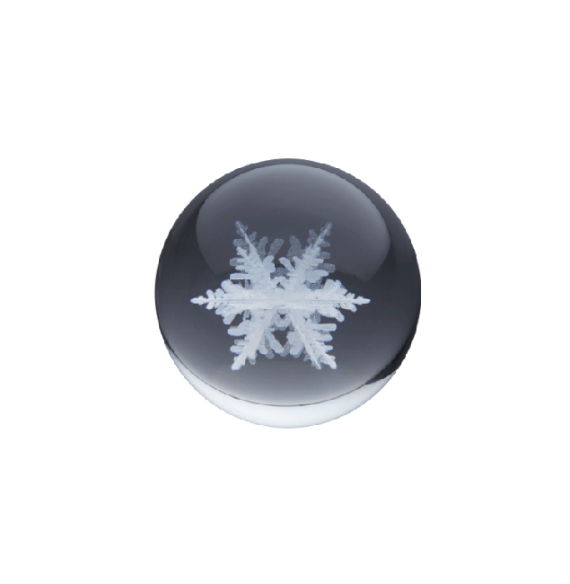 Kasia Lilja - Krystalkugle - Snowflake 2