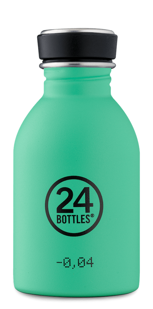 24 Bottles - Urban Bottle 0,25 L - Stone Finish - Mint (24B317)