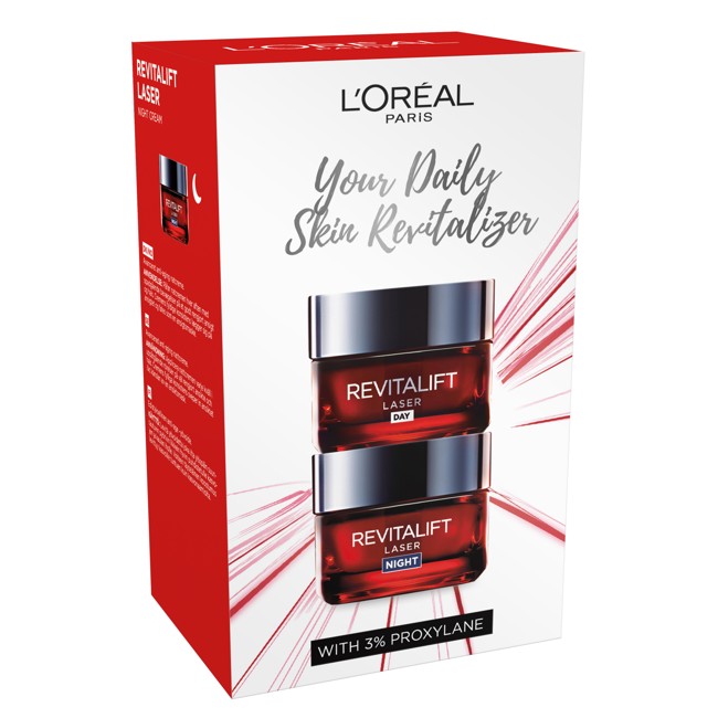L'Oréal - RVL Laser Dag- & Natcreme - Gavesæt