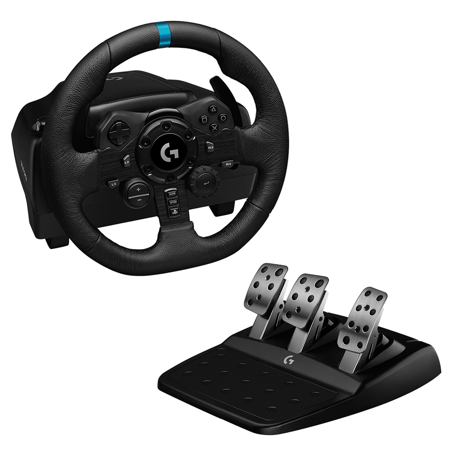 Logitech - G923 Driving Force Racing for PS5, PS4 og PC - Videospill og konsoller