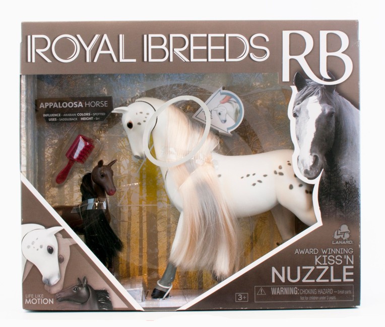 Royal Breeds - Kiss 'n Nuzzle - Appaloosa and Foal (85004A)