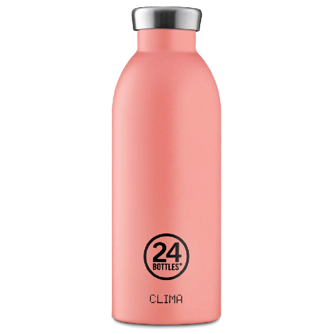 24 Bottles - Clima Bottle Thermoflaske 0,5 L - Stone Finish - Blush Rose